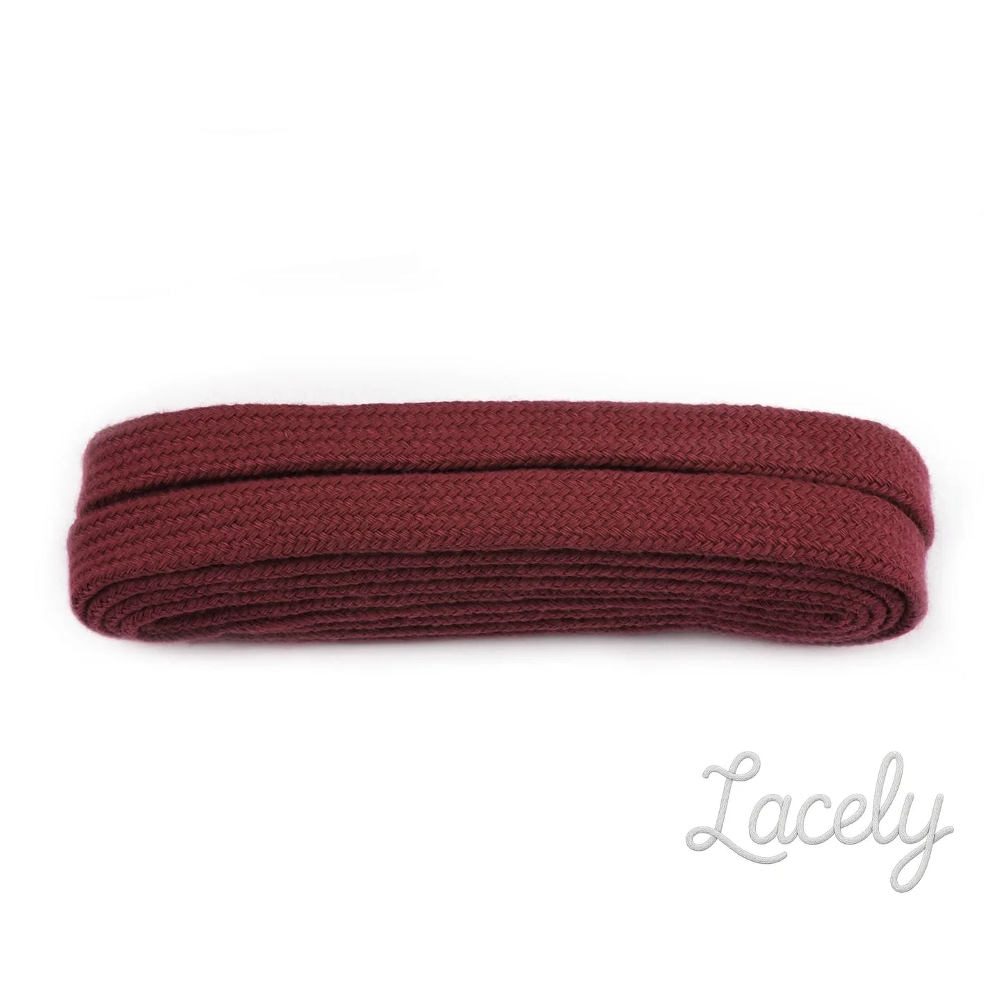 Burgundy Flat Laces 1 pair - 100cm