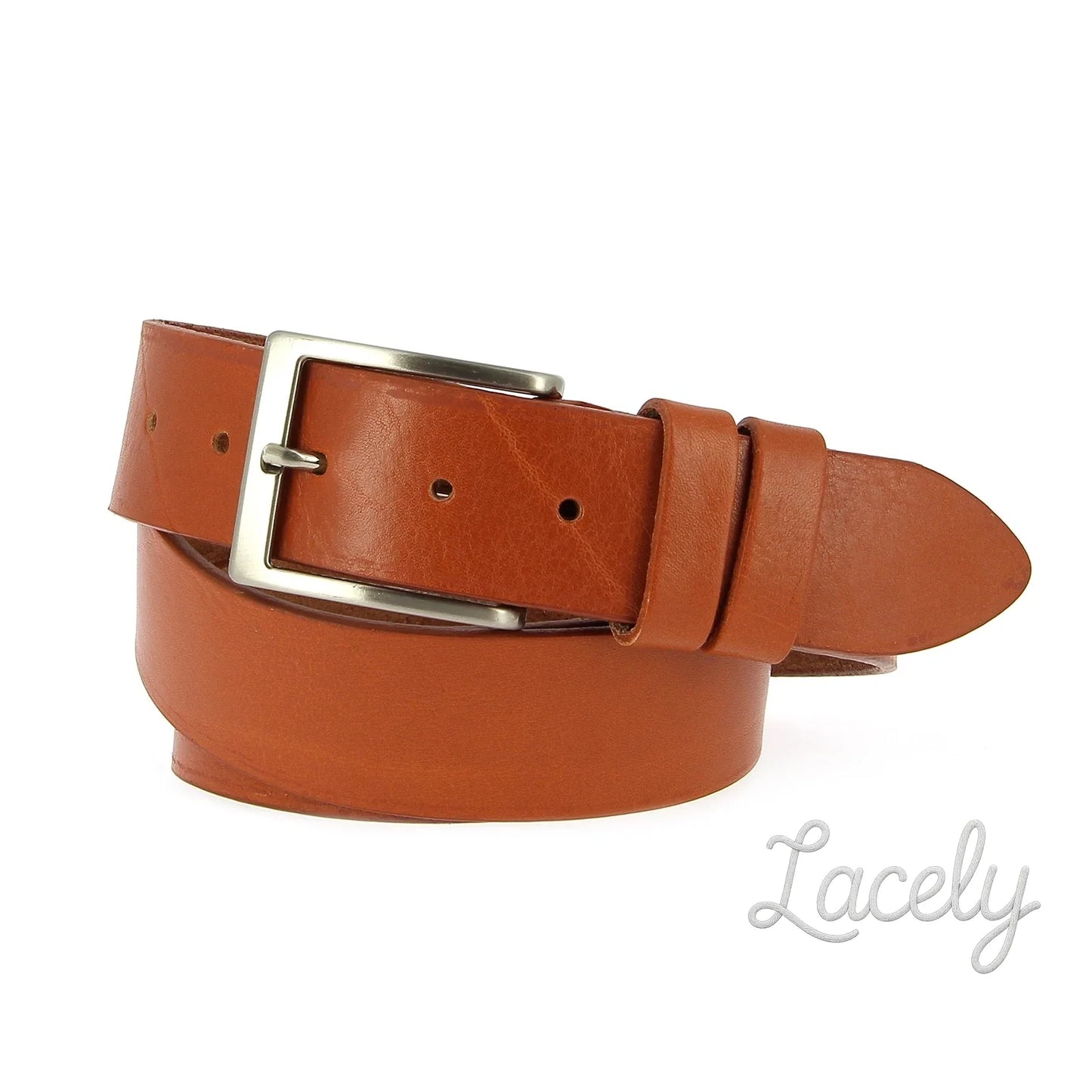 Belts Leather 40mm 130cm Jean Cognac