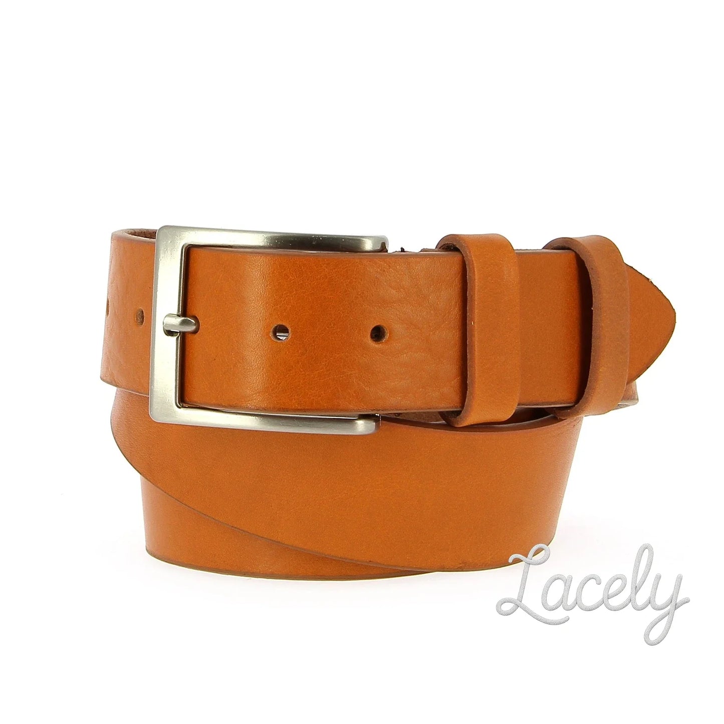 Belts Leather 40mm Jean Light Cognac 120cm