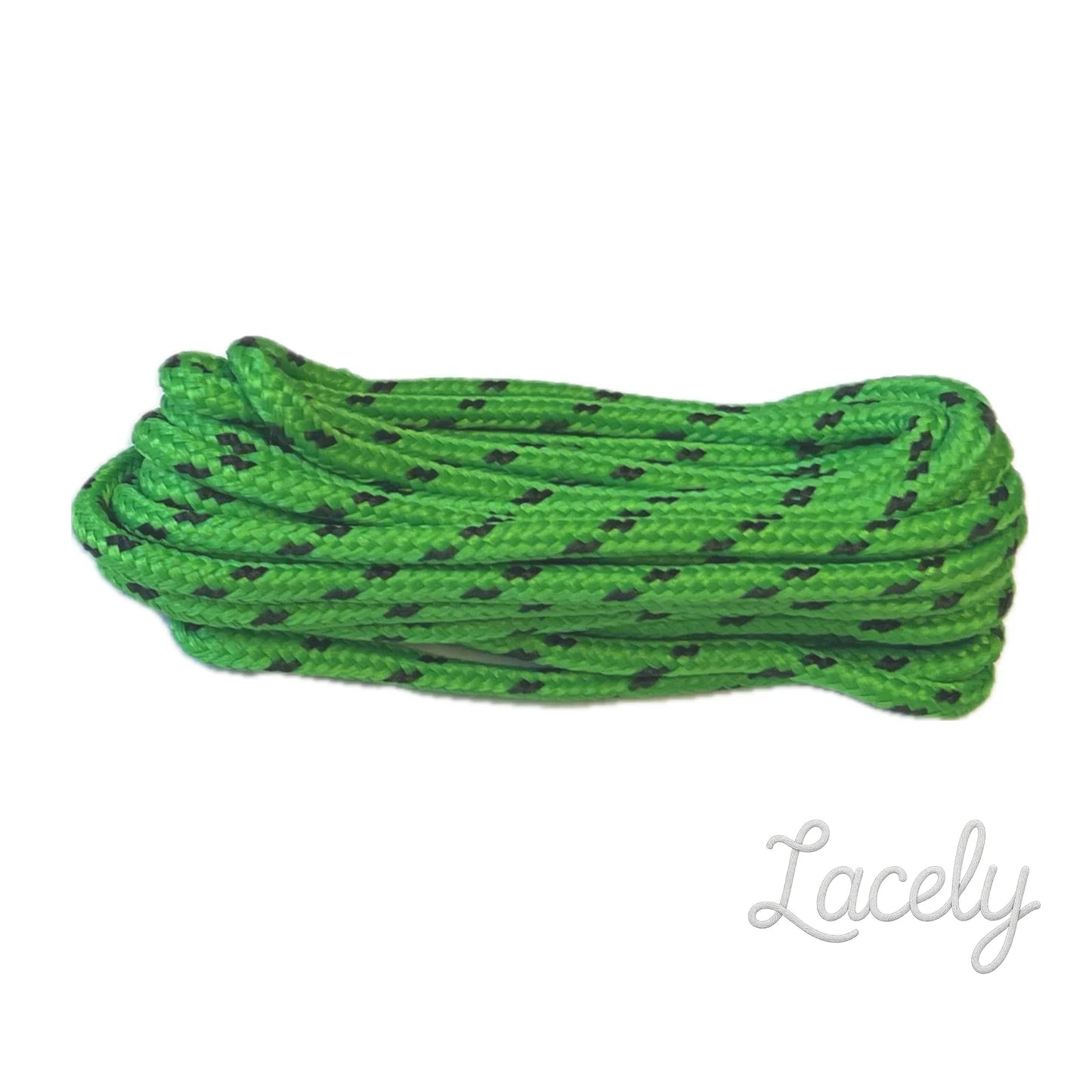 Hiking Green/Black Wide Fleck Laces - 150cm