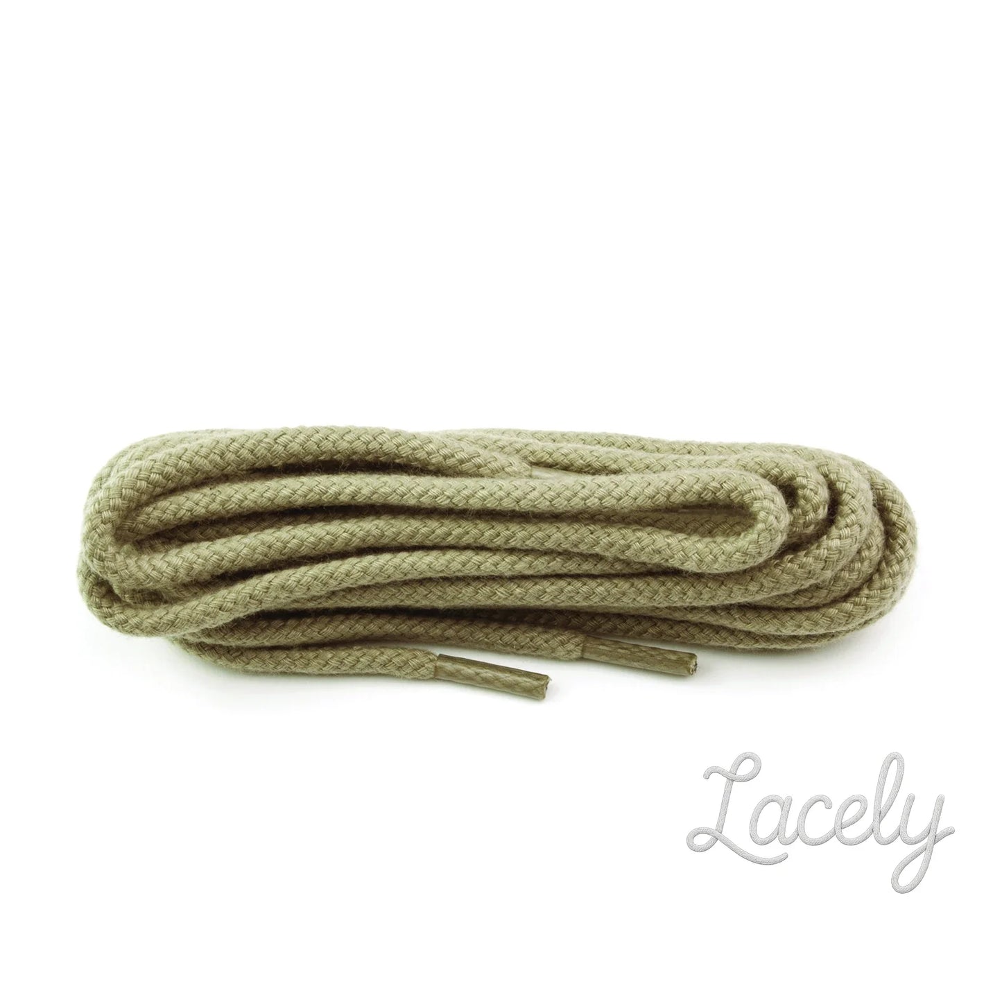 Taupe Round Cord Laces - 75cm