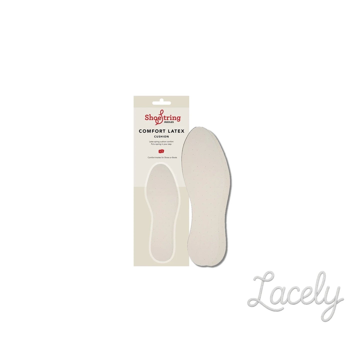 Shoe String Insoles Natural Stitch Bond