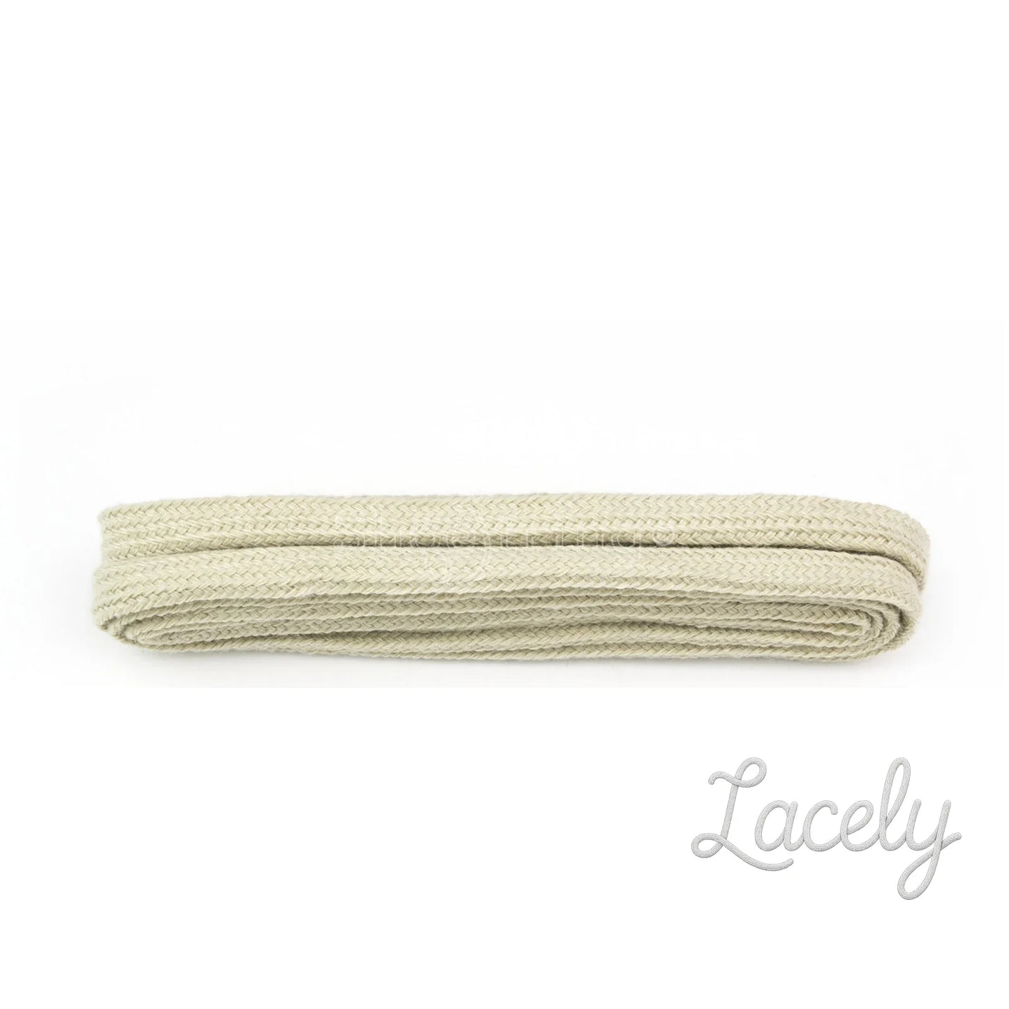 Stone Waxed 5mm Flat Laces