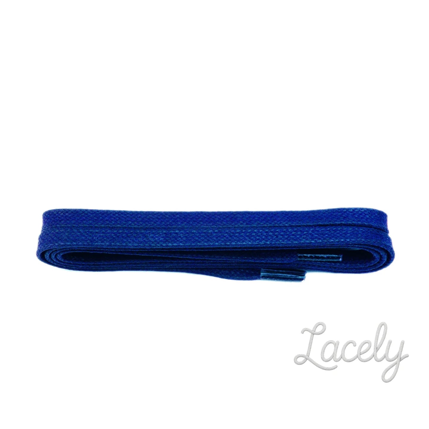 Royal Blue 5mm Flat Waxed Laces
