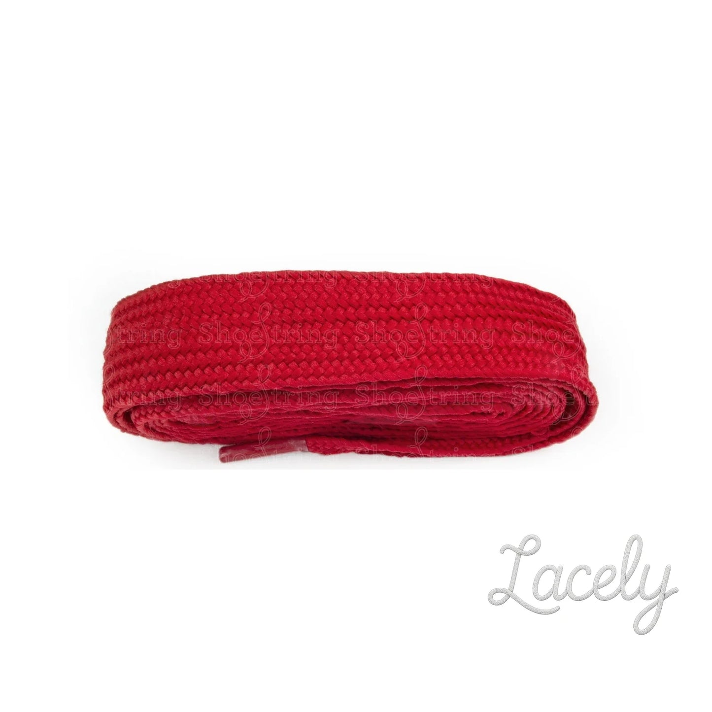 Crazy Red Wide Laces 1 pair - 140cm
