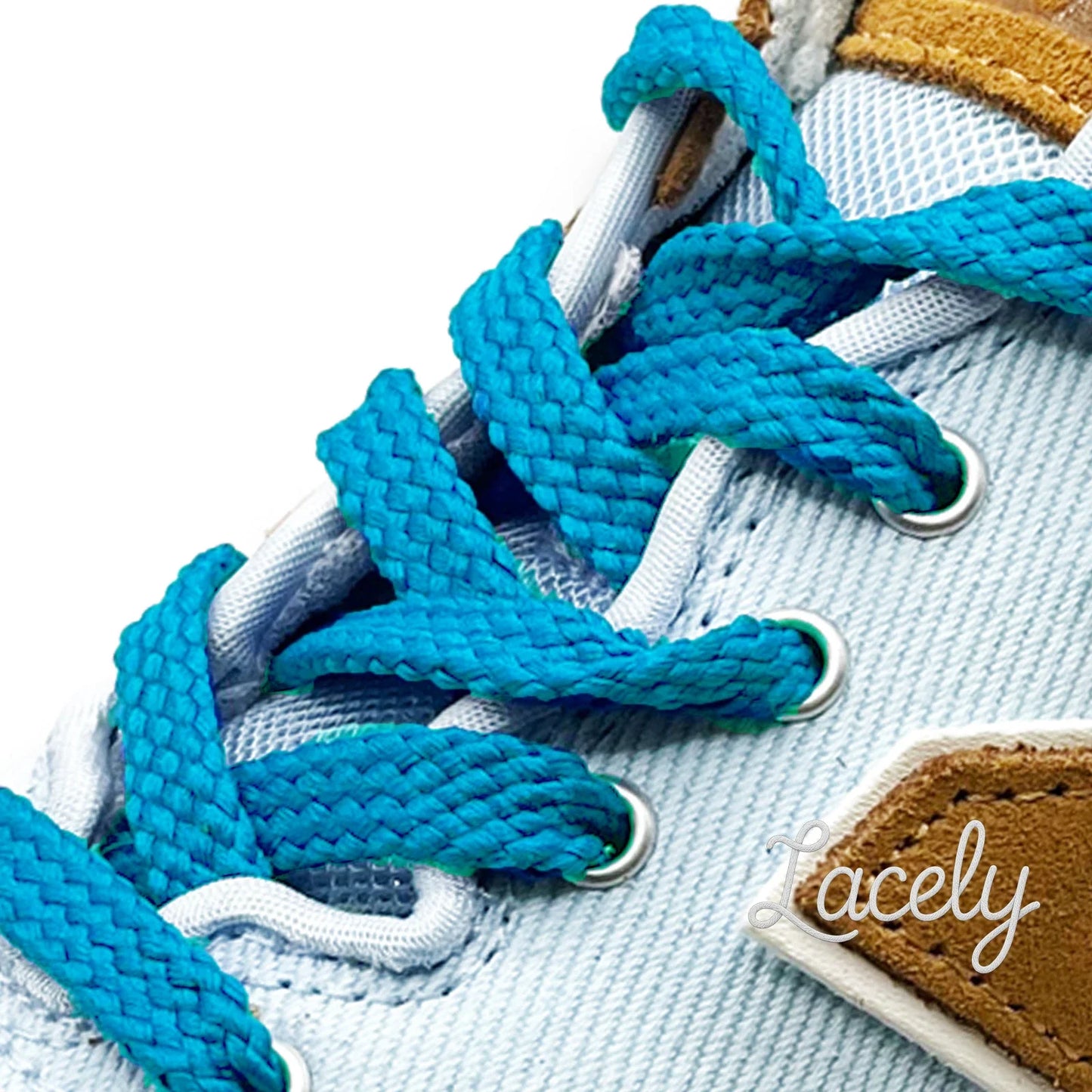 BLUE 120cm Flat CX Laces