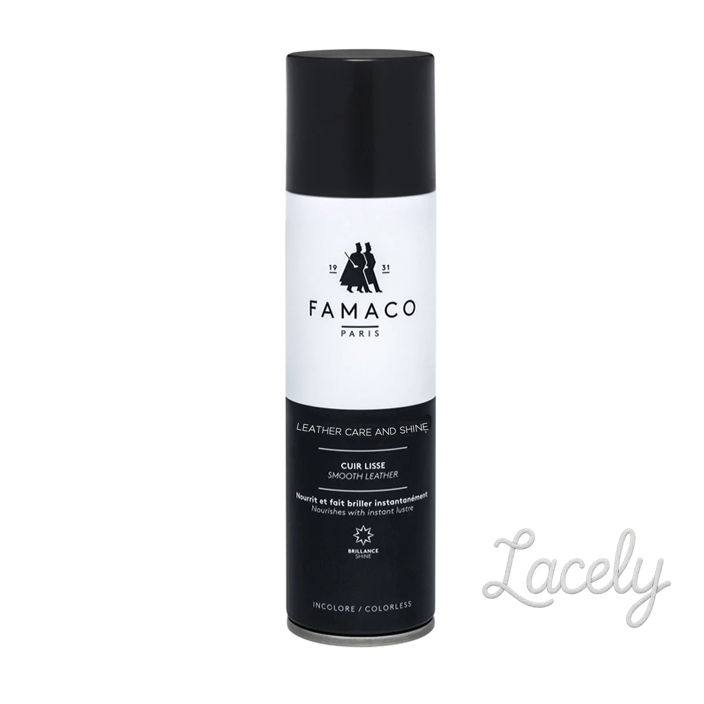 Famaco Leather Care And Shine (Black) 250ml Spray