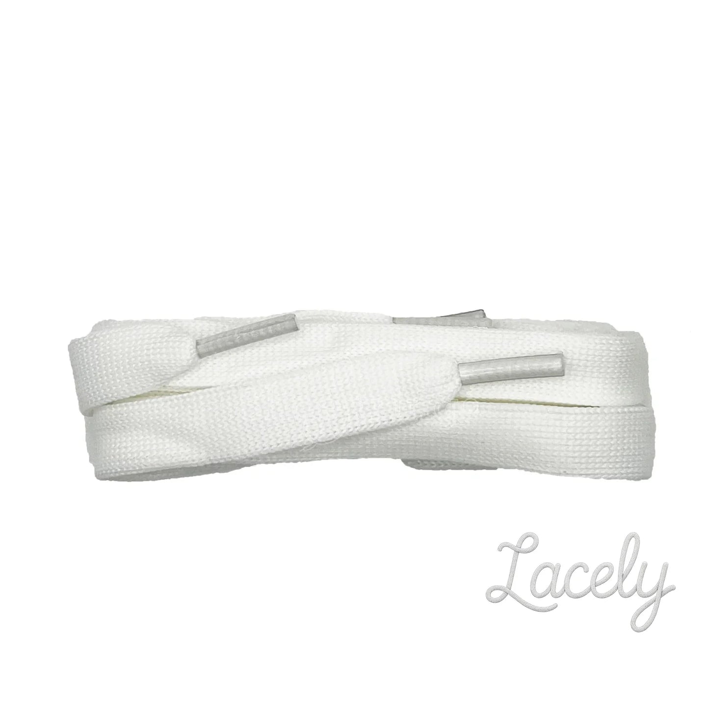 White McQueen Style Flat Laces - 120cm