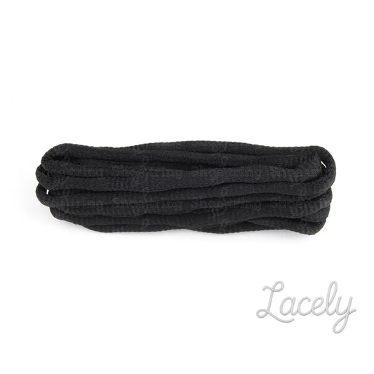 Black Knobbly firm knot Laces 1 pair - 114cm