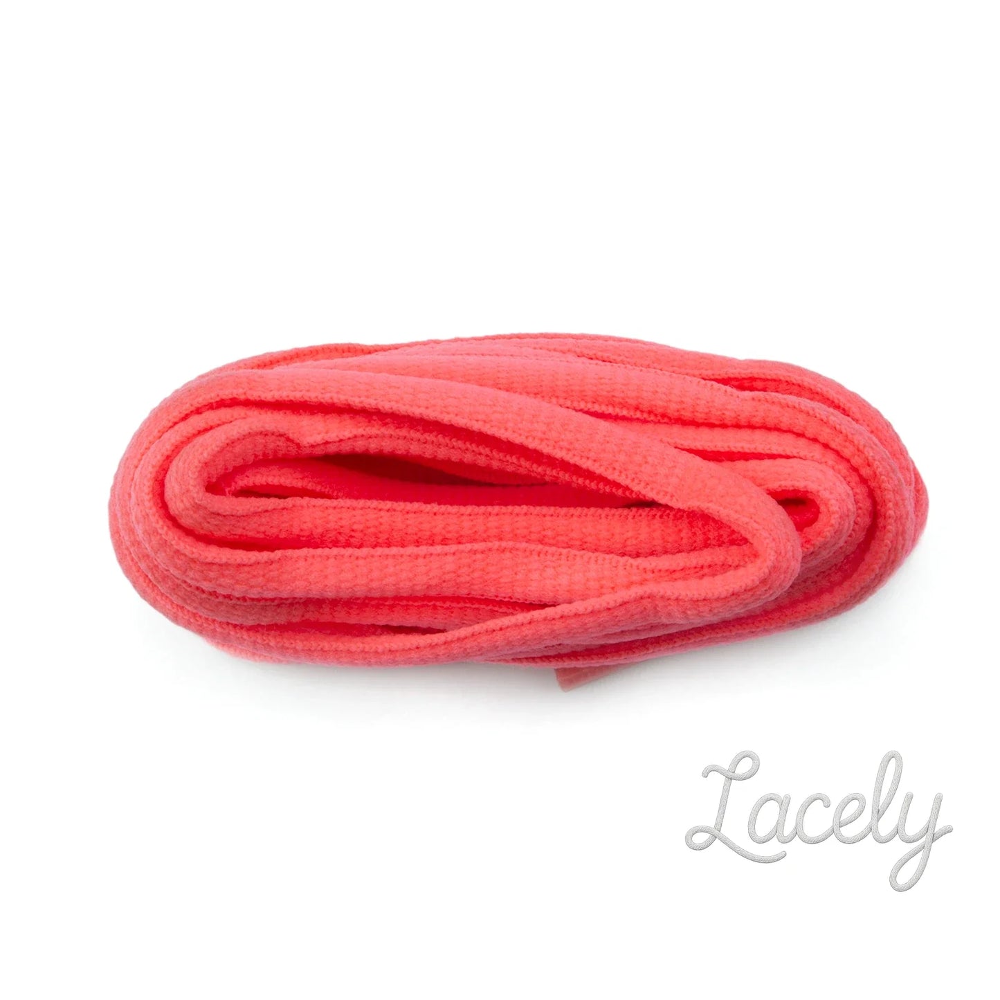 Florescent Pink Oval Sport Laces 1 pair - 220cm