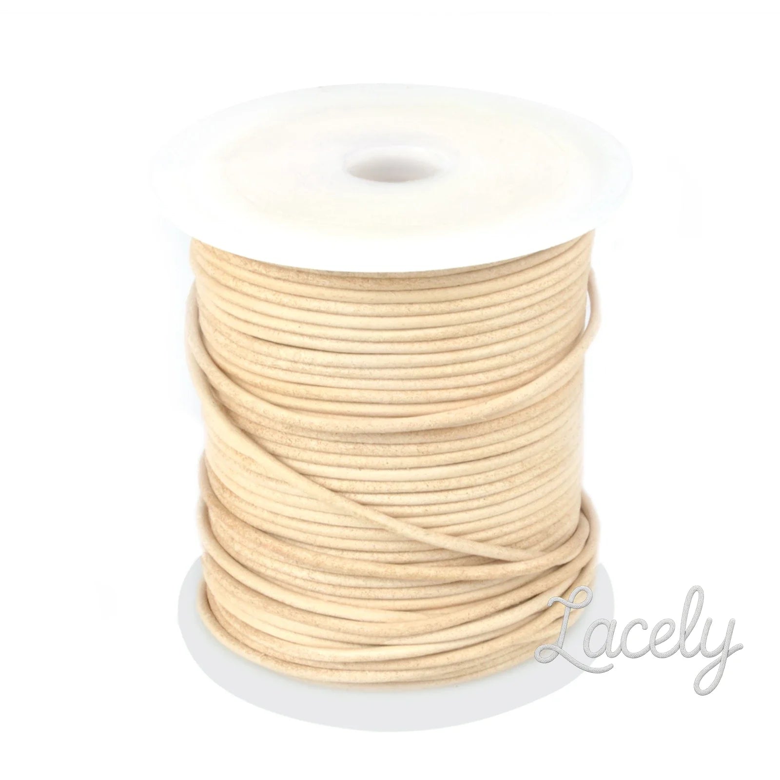 Natural 50Mtr Leather Spool 2mm
