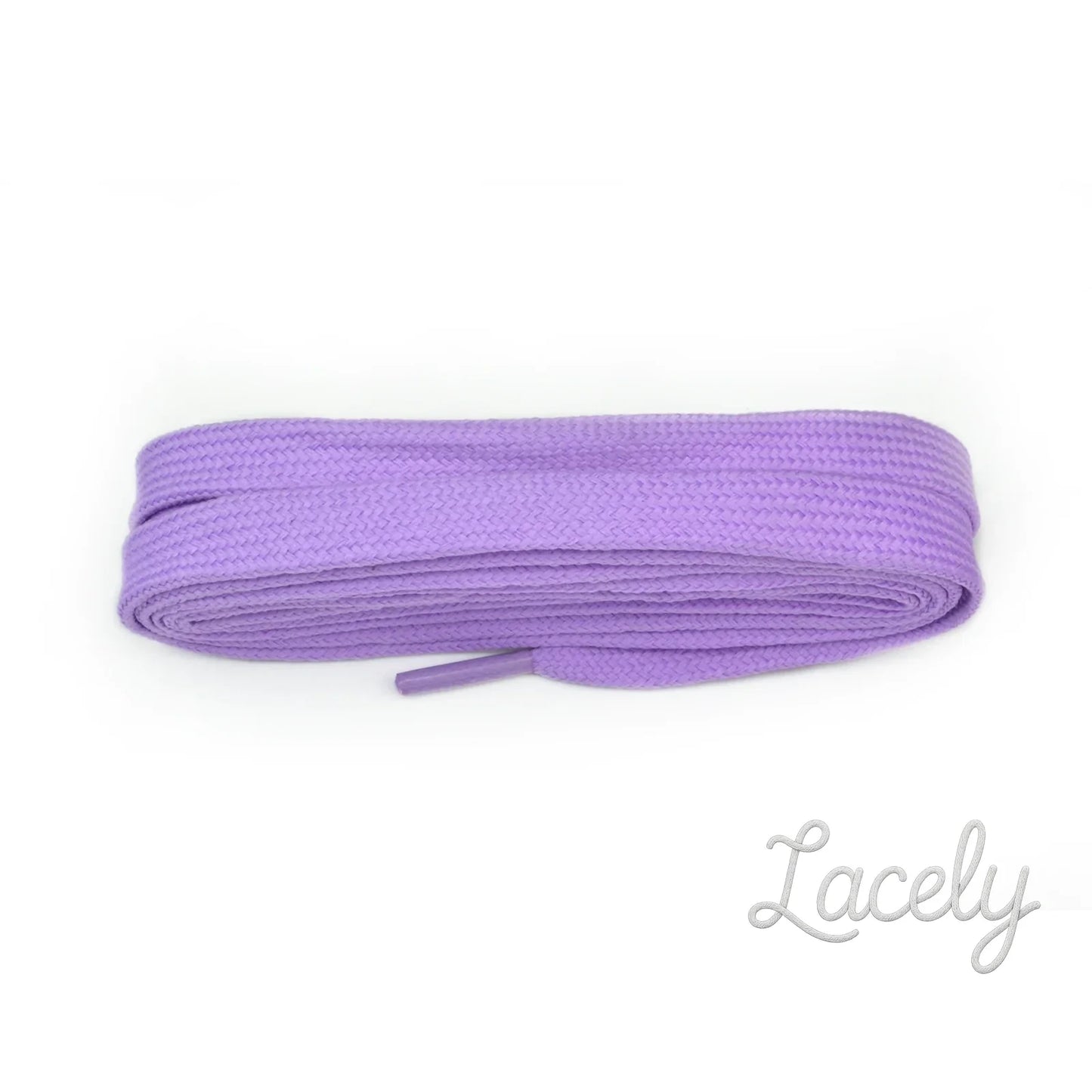 Lilac Flat Laces 1 pair - 100cm