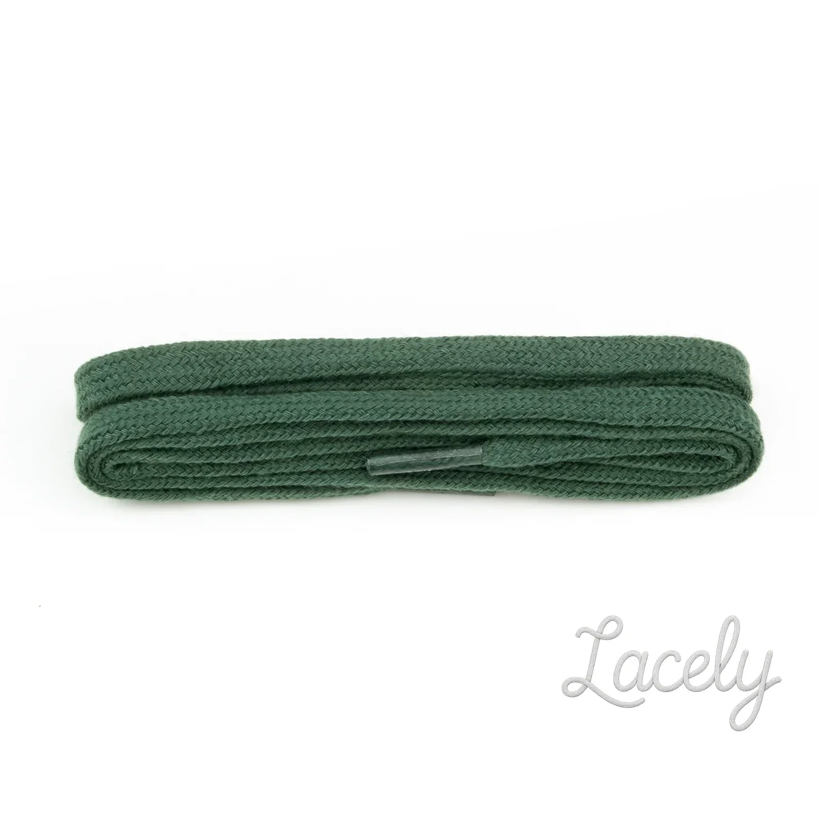 Green 60cm Flat 5mm Laces 1 pair