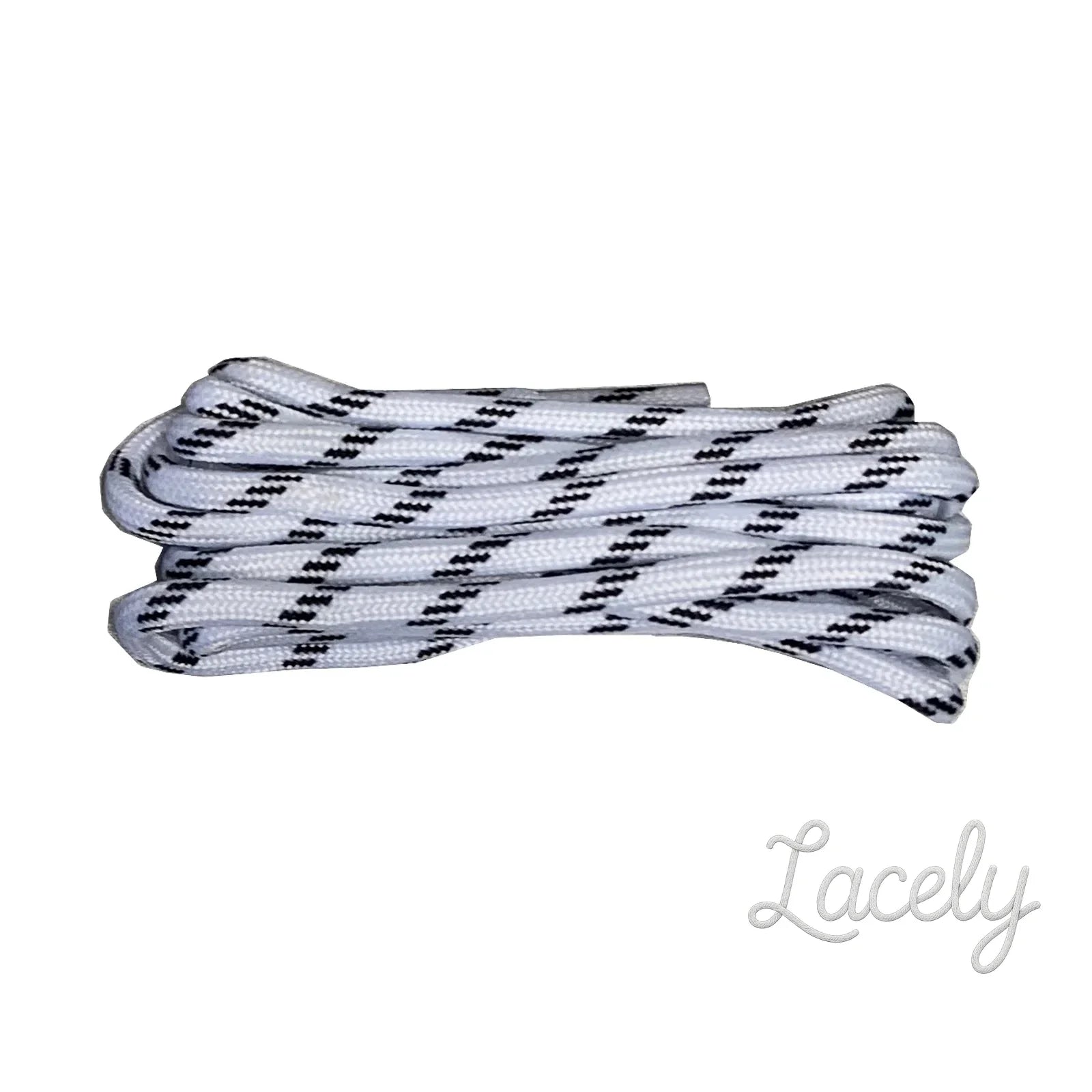 White/Black Zest fleck Laces - 120cm