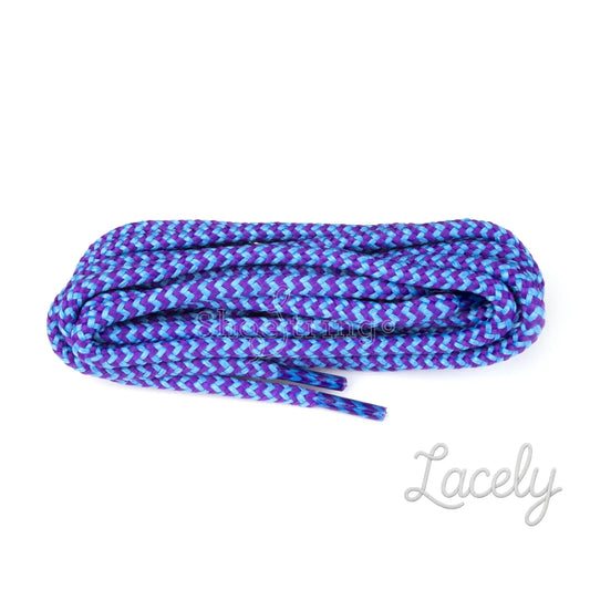 Hiking Aqua/Purple Dog-Tooth Laces - 150cm