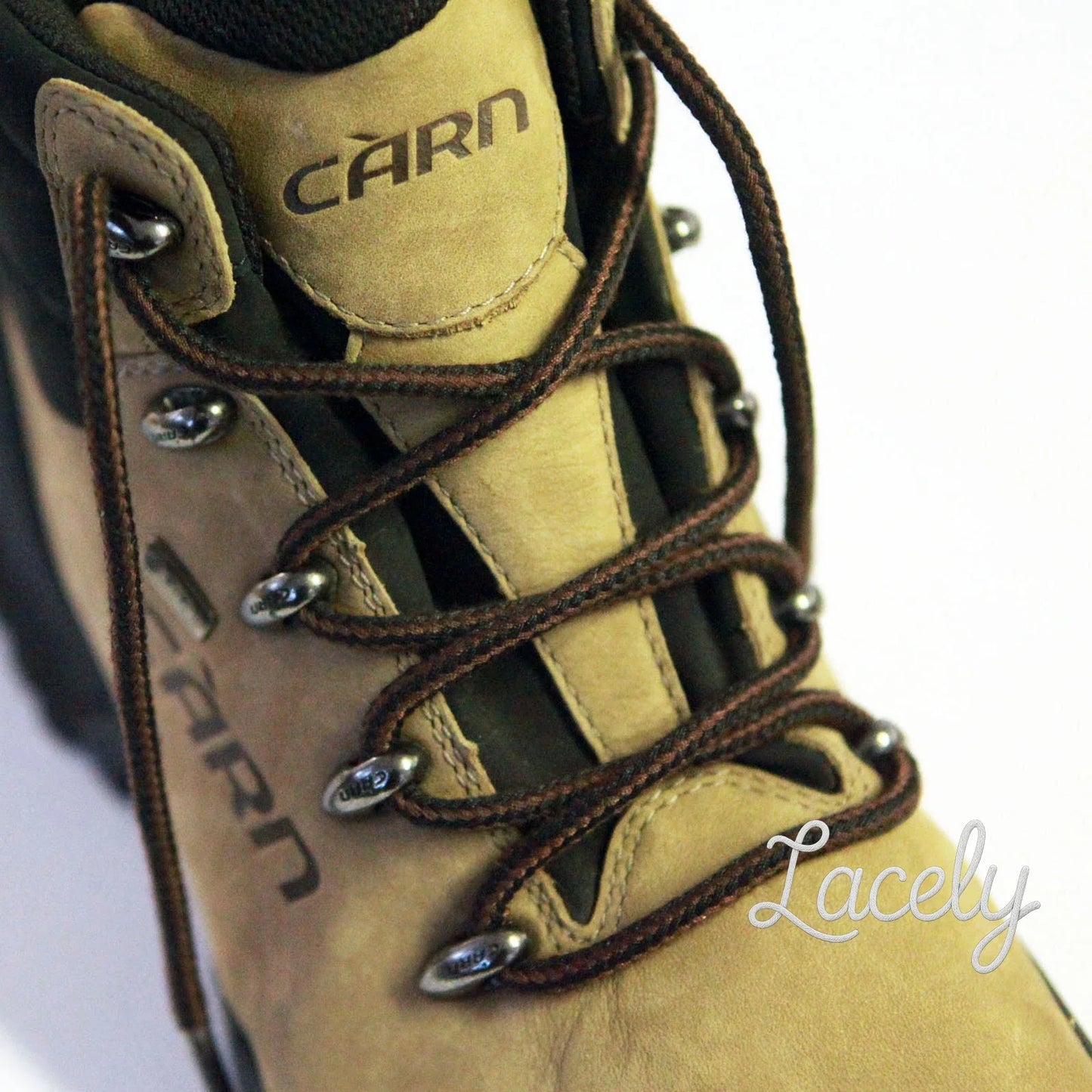 Kicker Brown/Black Round Cord laces