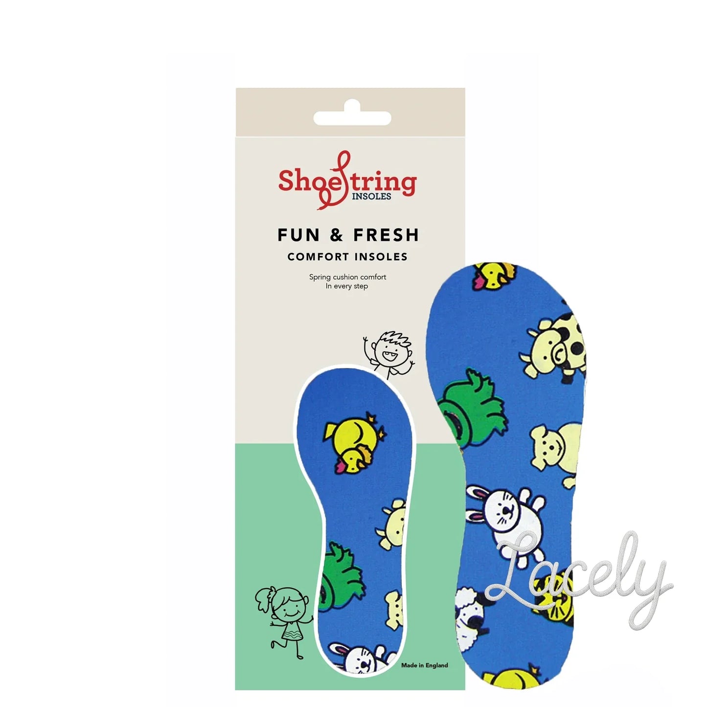 Kids Cut To Fit Insoles - Animal Print