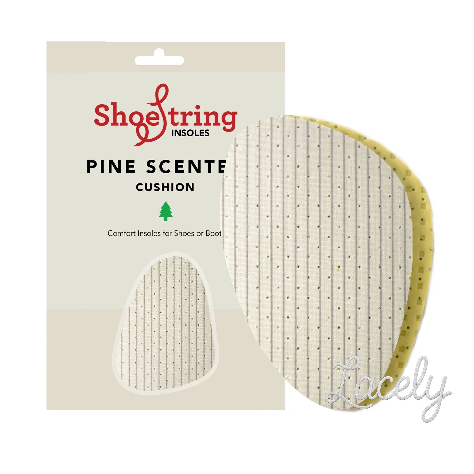 Shoe String Insoles Green Pine Half Sole