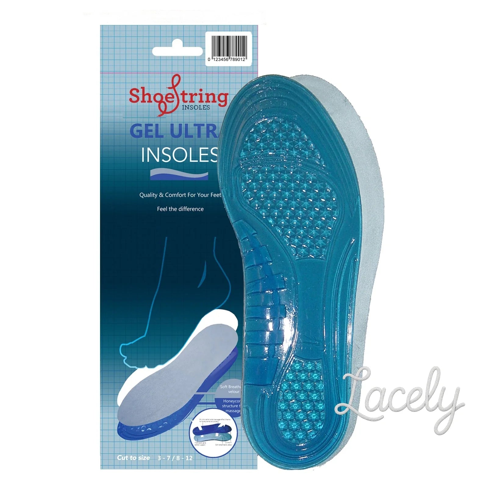 Shoe String Insoles Gel Ultra Full Sole