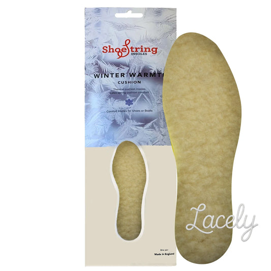 ShoeString Winter Lambswool Insoles 3-12