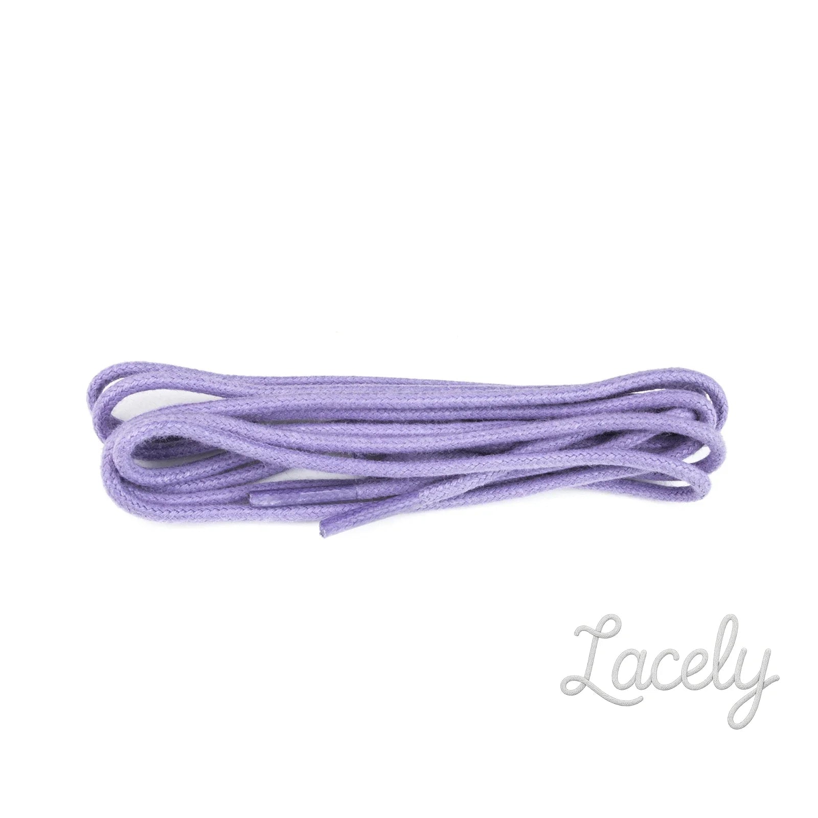 Lilac Round wax Laces