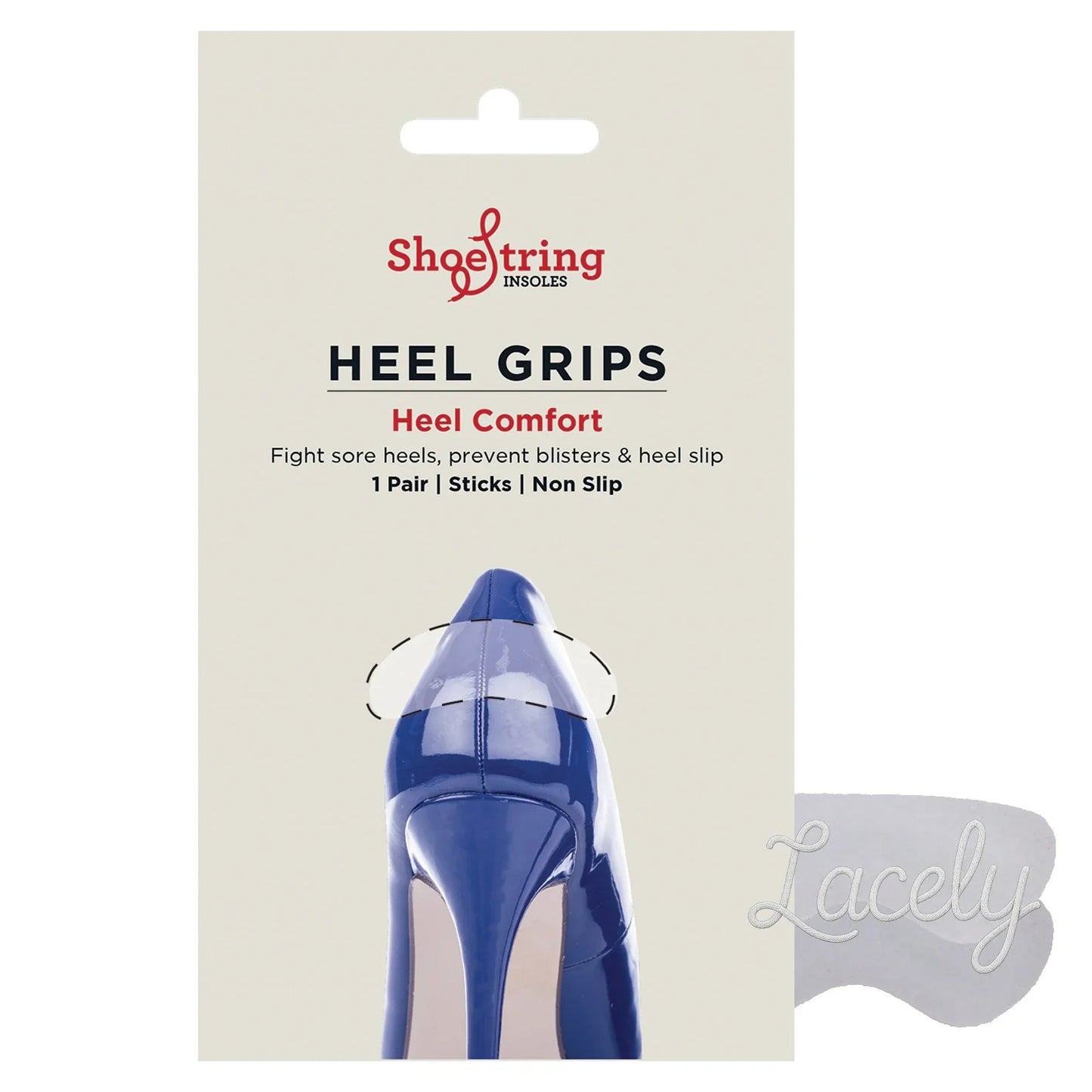 Shoe String Suede Heel grips Pair