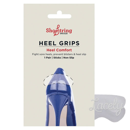 Shoe String Suede Heel grips Pair