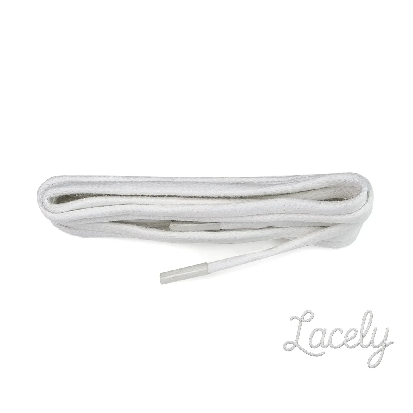 White Chunky Wax Laces - 90cm