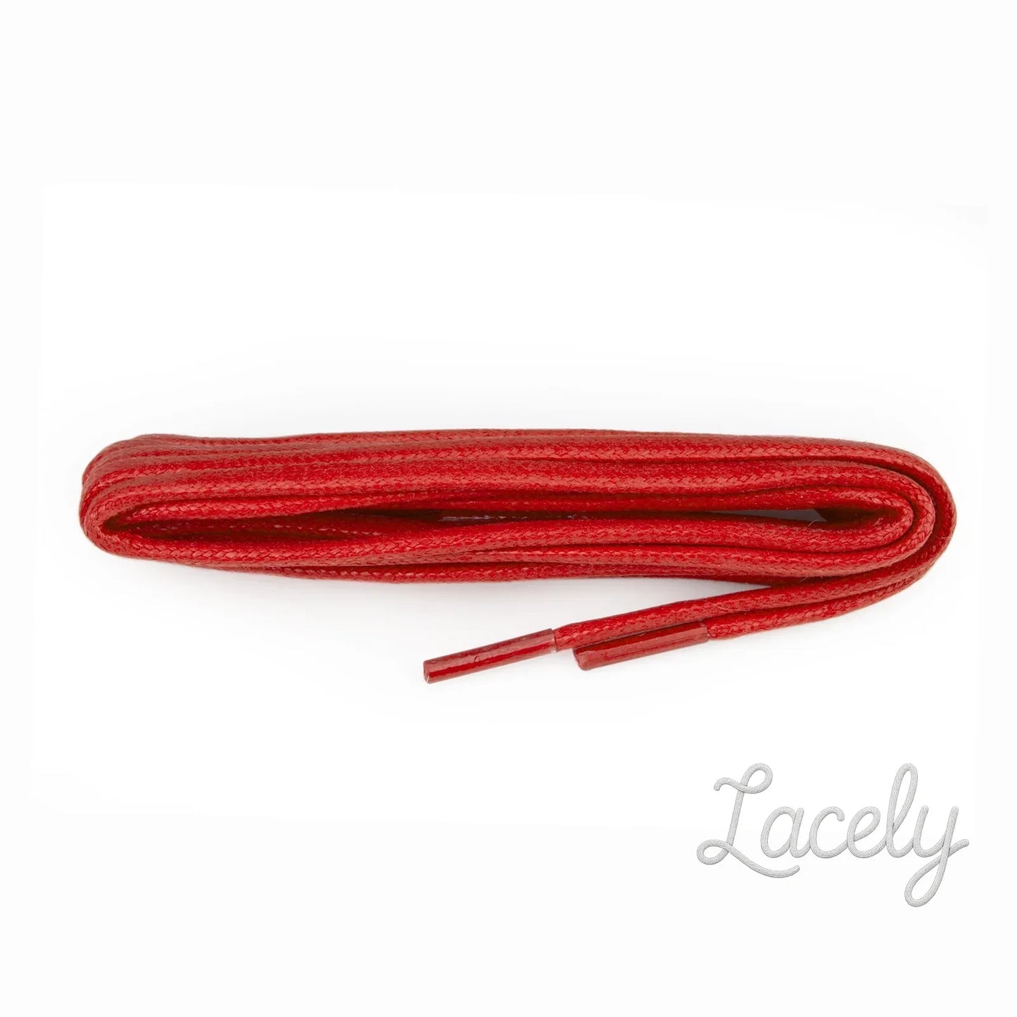 Red Chunky Wax Laces - 90cm