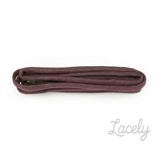 Burgundy Chunky Wax Laces - 90cm