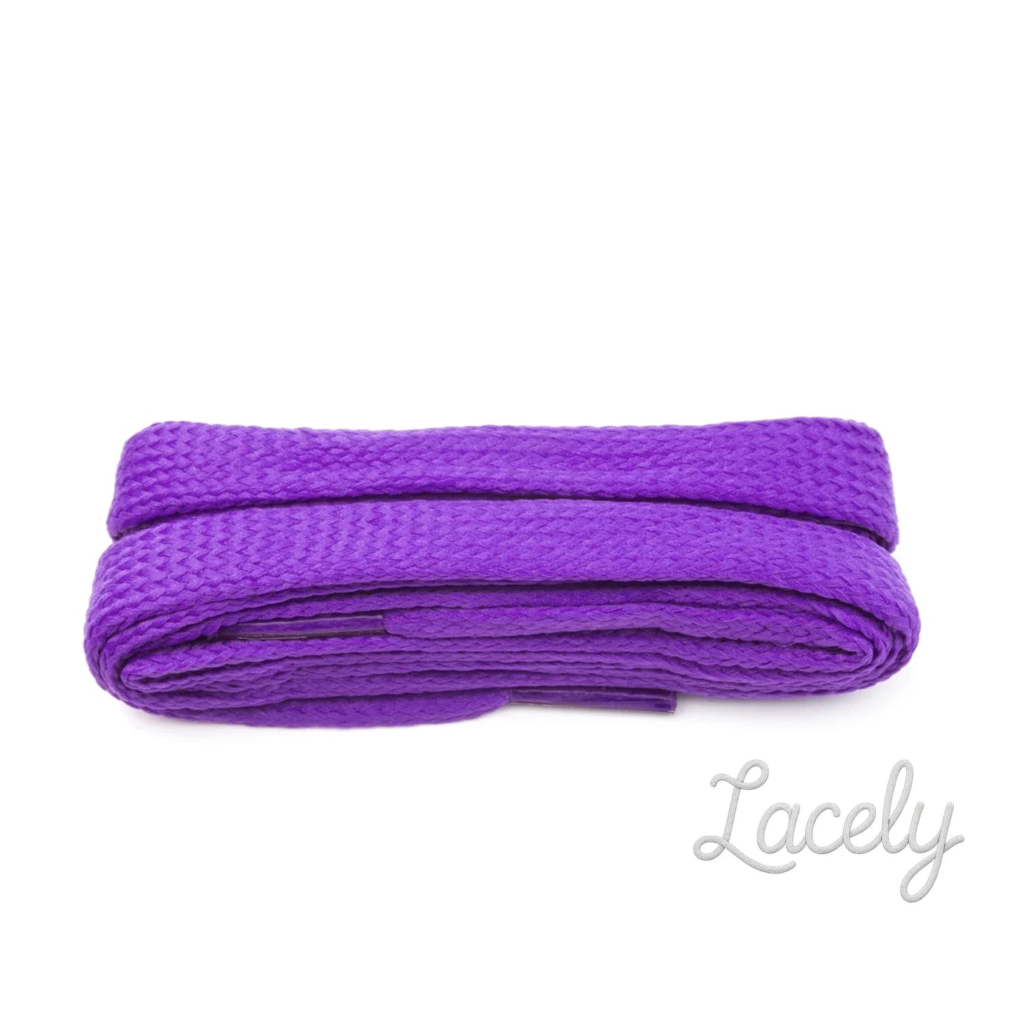 Purple Block Wide Flat Laces 1 pair - 100cm