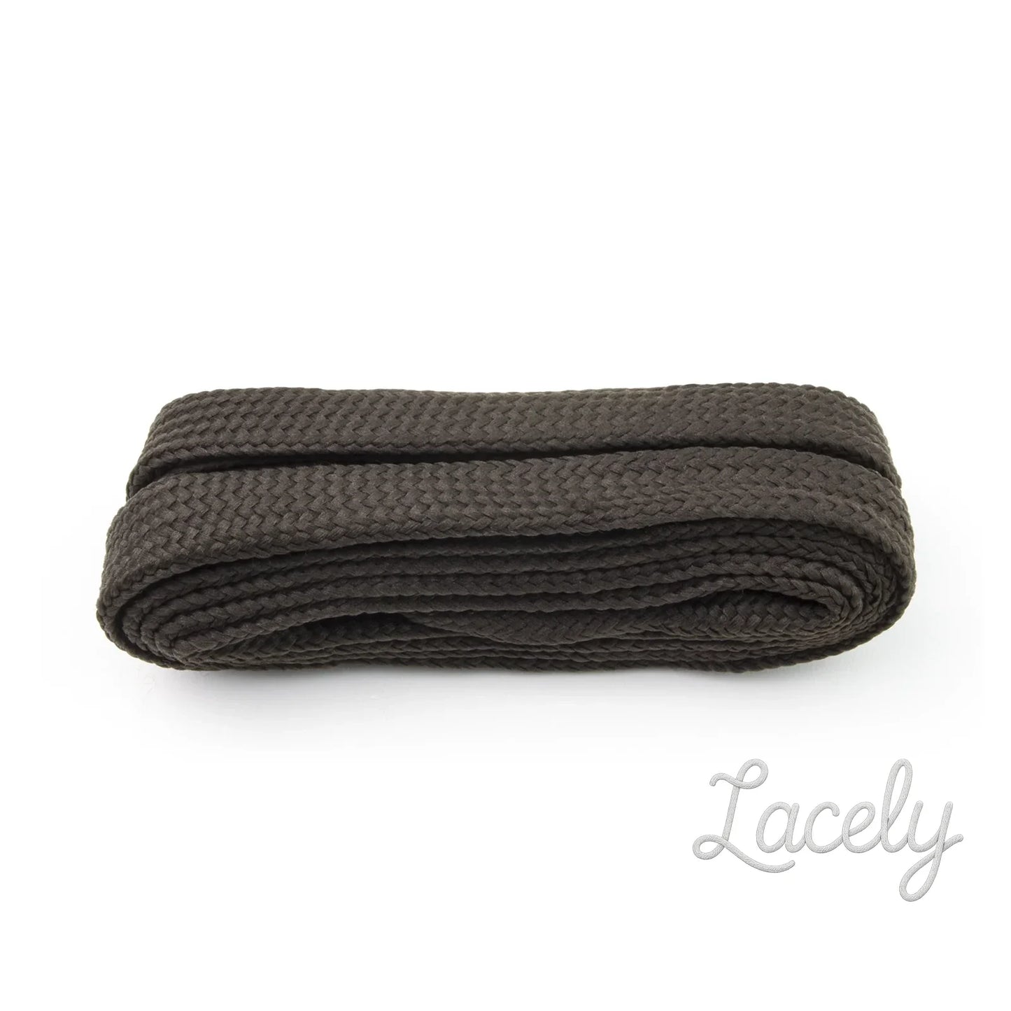 Dark Brown Block Wide Flat Laces 1 pair - 100cm