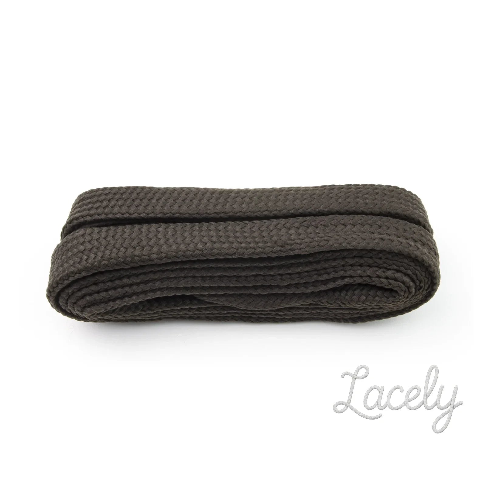 Dark Brown Block Wide Flat Laces 1 pair - 100cm