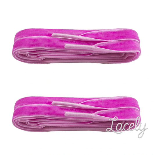 Velvet Pink Laces - 100cm