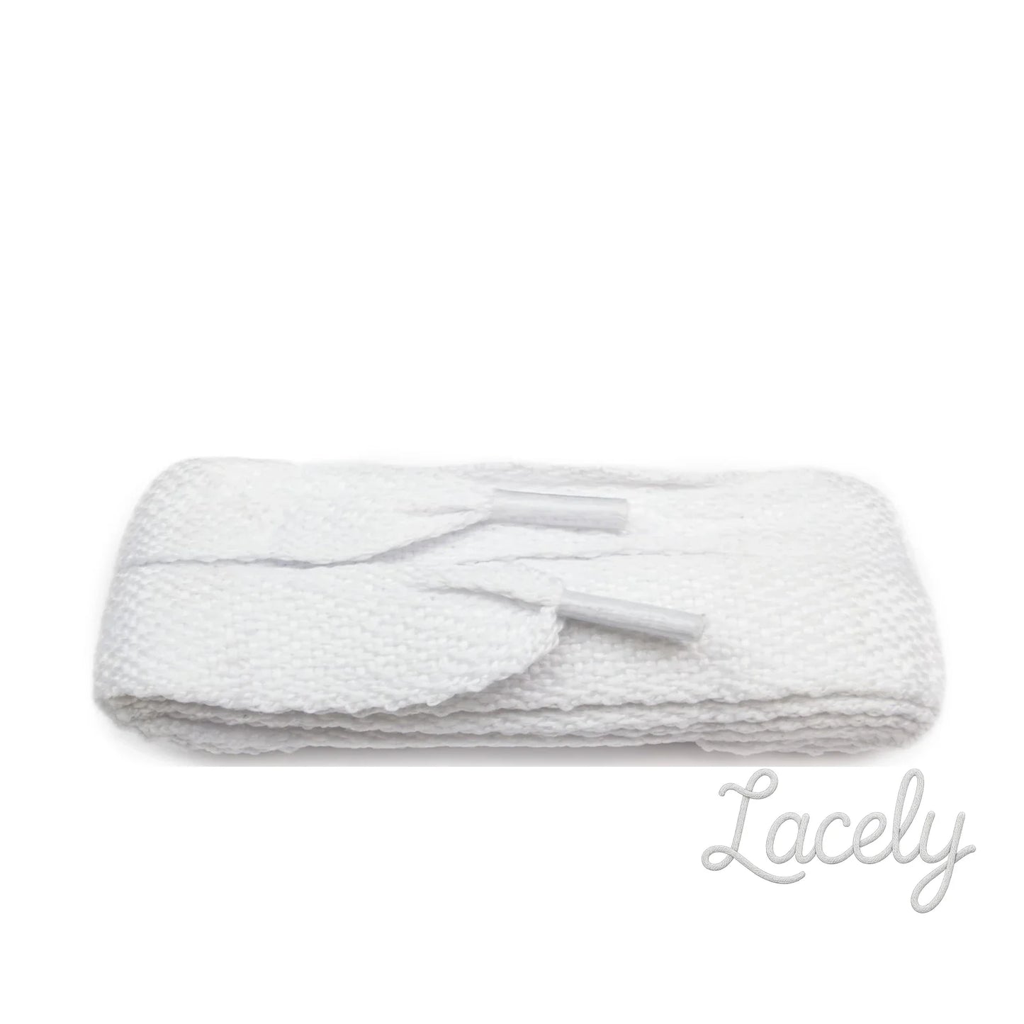 White Flat Supremes laces