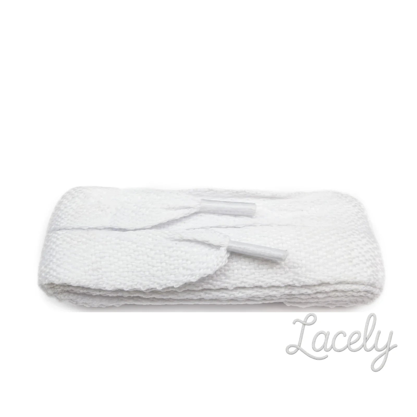 White Flat Supremes laces