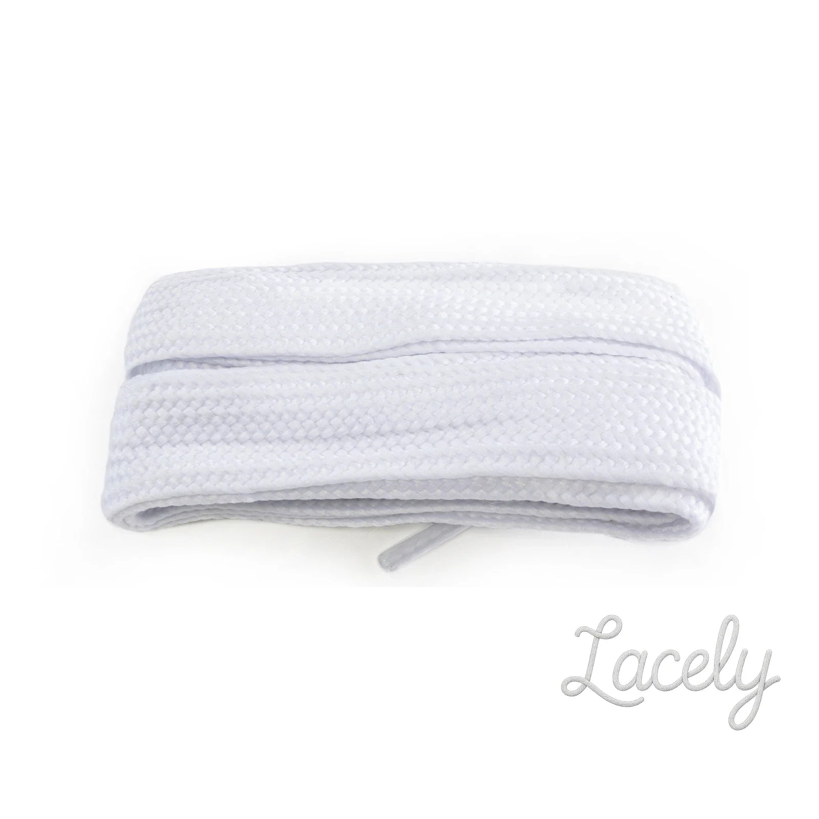 White Old School 12mm Wide Laces - 140cm