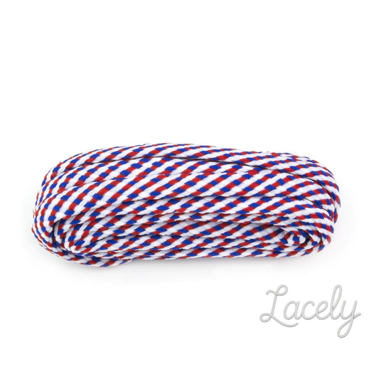 Hiking Red/White/Blue Flat Laces - 140cm
