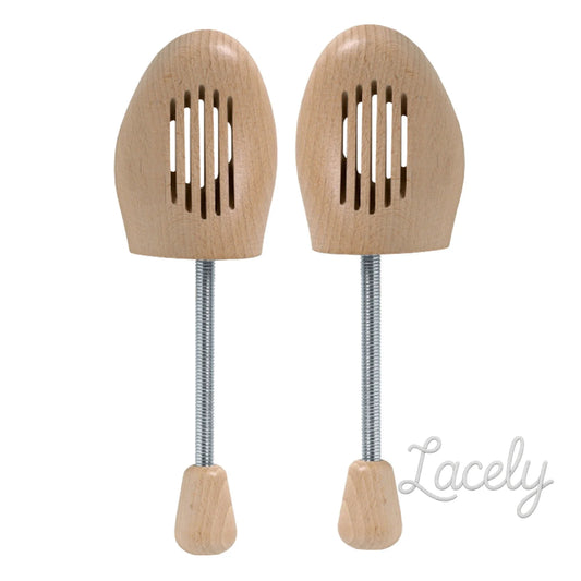 Shoe String Shoe Tree Wood Spring Size M 6-9