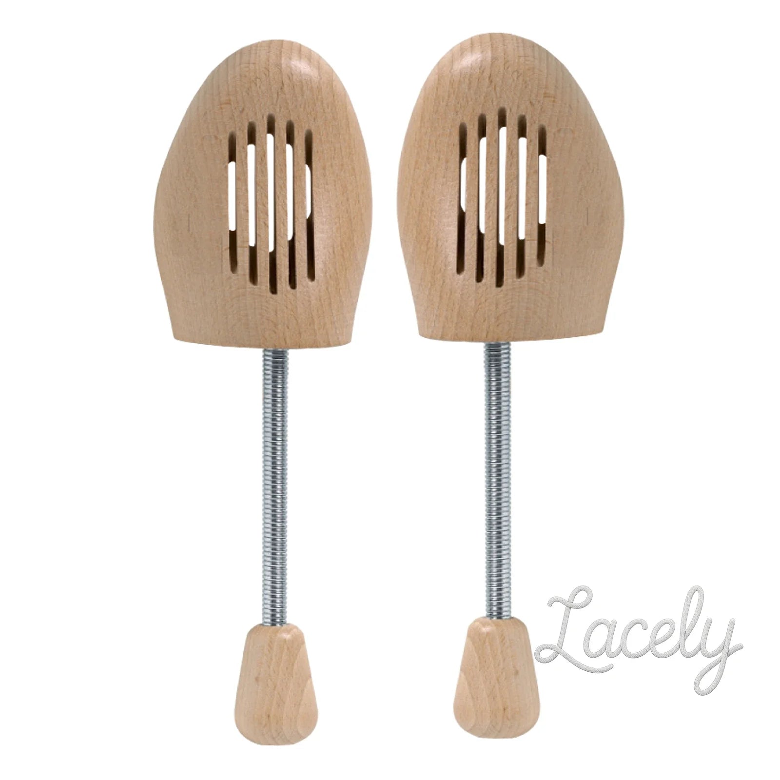 SS Shoe Tree Wood Spring Boxed