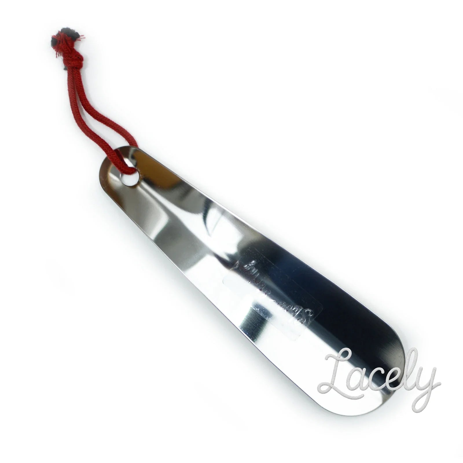 Shoe Horn Metal 16cm Logo Loop Hanger