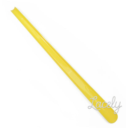 Shoe String Shoe Horn 58cm Plastic - Yellow
