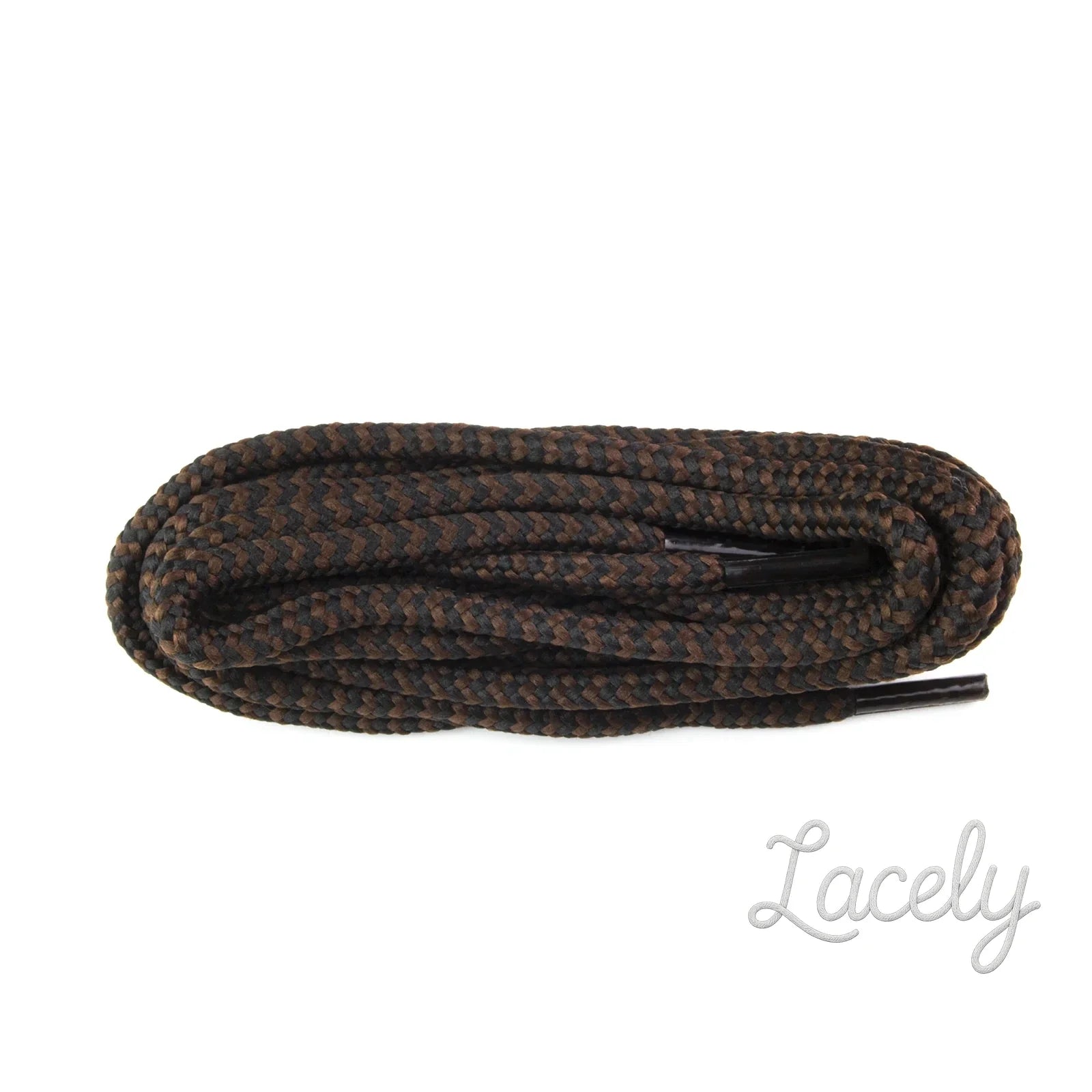 Hiking Black/Brown Dog Tooth Laces - 150cm