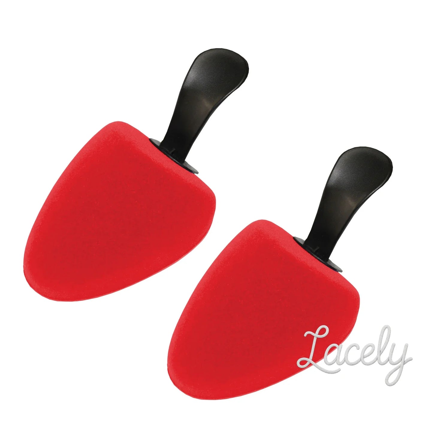 Toe Puffs Elegant Red 1 pair