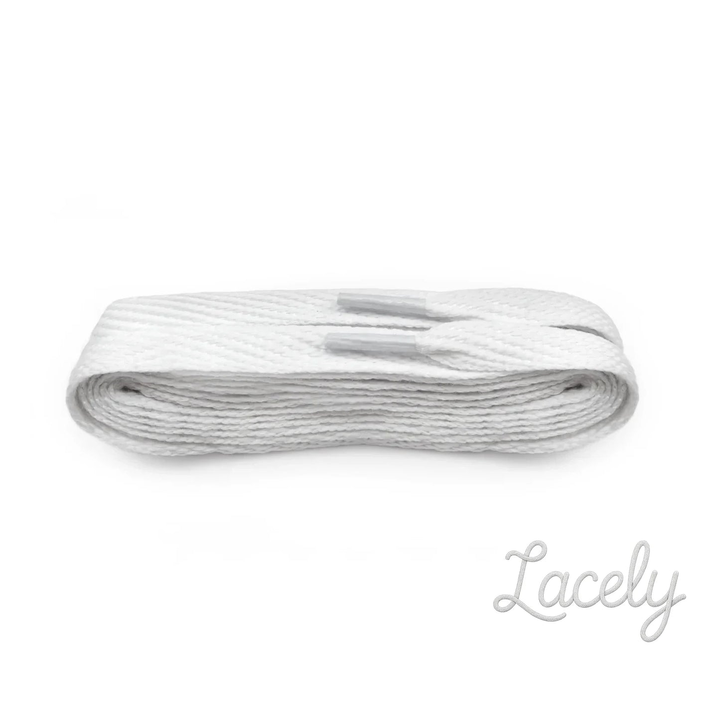 White American Flat Laces 1 pair - 120cm