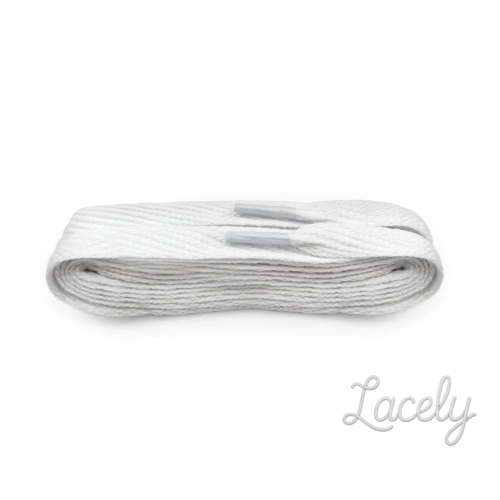White American Flat Laces 1 pair - 120cm