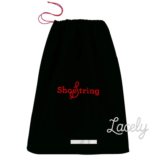 Shoestring Bag Black (330mm x 400mm)