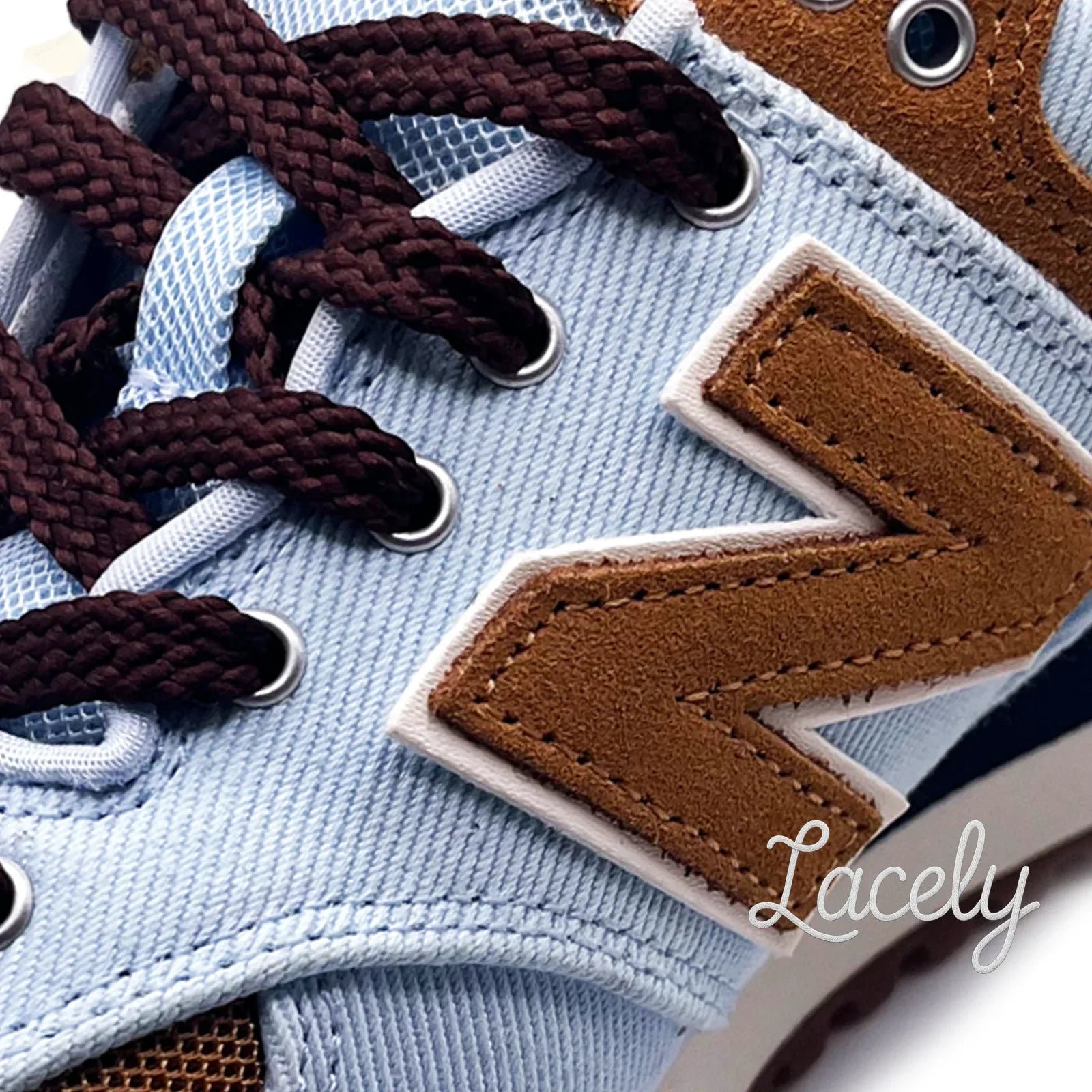 Brown Flat CX Laces 1 pair - 120cm