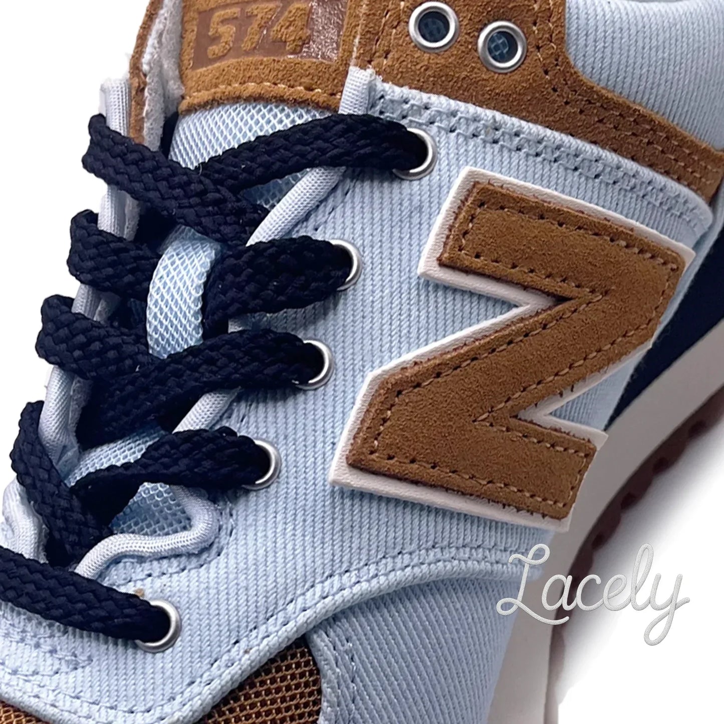 Navy Flat CX Laces 1 pair - 120cm