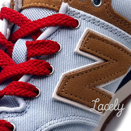 Red Flat CX Laces 1 pair - 120cm